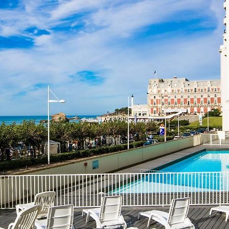 Superbe Studio Face A La Mer Acces Direct Plage Biarritz Eksteriør bilde