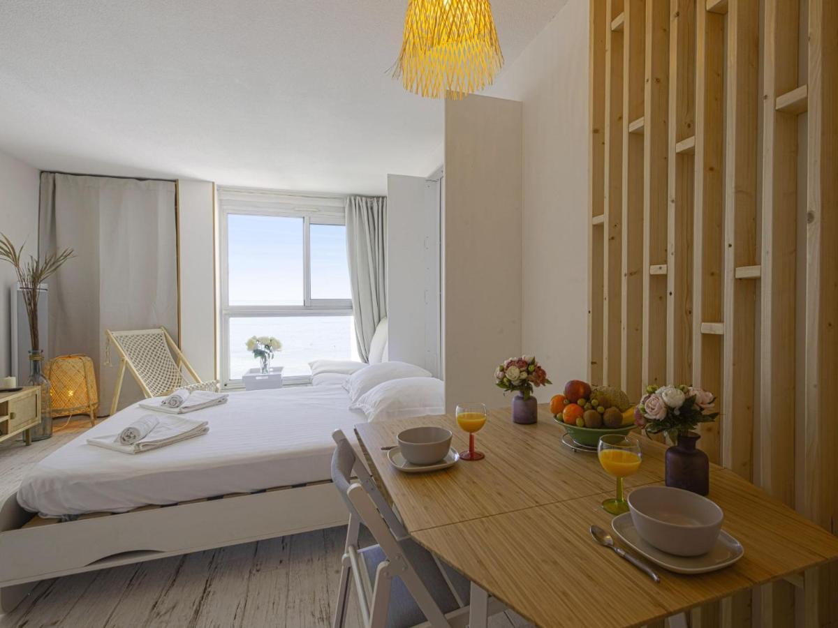 Superbe Studio Face A La Mer Acces Direct Plage Biarritz Eksteriør bilde